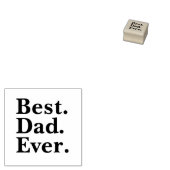 シンプル最高のモダンパパエバータイポグラフィ ラバースタンプ