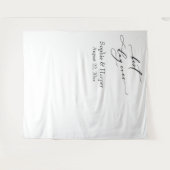 シンプル最高の日の離れ写真の背景 タペストリー (正面(横))