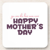 シンプル最高の母なる日 |コースター コースター (正面)