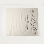 シンプル最高のDay Ever Cream Photo Backdrop タペストリー (正面(横))