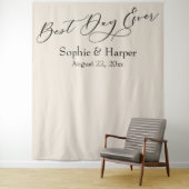 シンプル最高のDay Ever Cream Photo Backdrop タペストリー (インサイチュ)