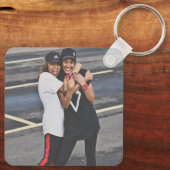 シンプル最高のFriend Besties両面写真 キーホルダー (裏面)