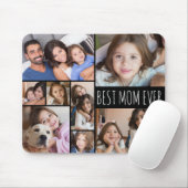 シンプル最高のMOM EVER 8フォトコラージュカスタム マウスパッド (マウス)