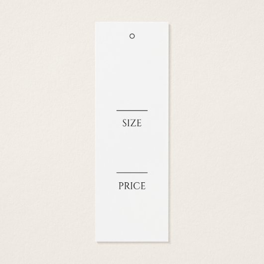 シンプル服つるラベル (裏面)