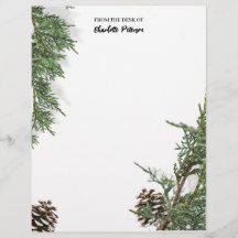 シンプル松のコーンと松の葉冬のクリスマス