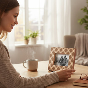 シンプル板エッモダンチング写真枠 レーザー彫刻フレーム