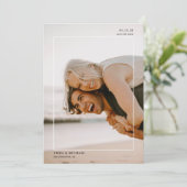 シンプル枠付き写真 セーブザデート (スタンド正面)