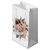 シンプル植物写真と名前スモール抱き枕 スモールペーパーバッグ (正面アングル)