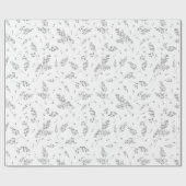 シンプル植物型包エレガント装紙 ラッピングペーパー (フラット)