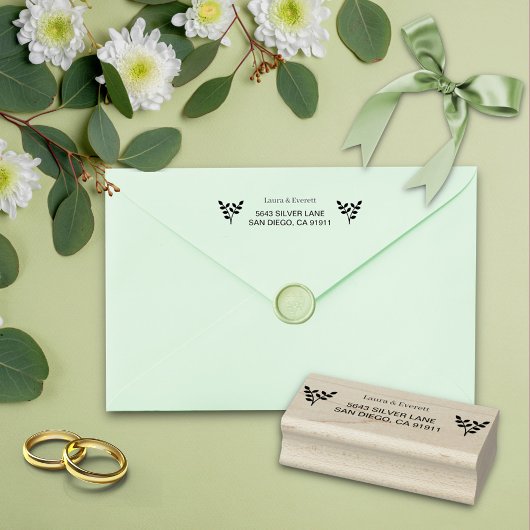 シンプル植物性ユーカリ離れスウッドアートスタンプ ラバースタンプ