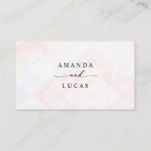 シンプル植物素朴結婚薬 プレイスカード (裏面)