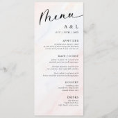 シンプル植物素朴結婚薬 メニュー (正面)