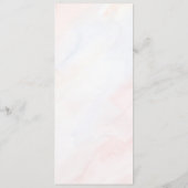 シンプル植物素朴結婚薬 メニュー (裏面)