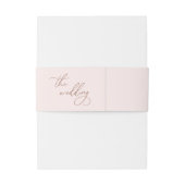 シンプル植物素朴結婚薬 招待状ベリーバンド (裏面例)