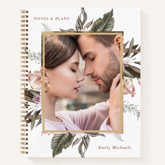 シンプル植物誌ノートとプランフォトノートブック ノートブック (正面)