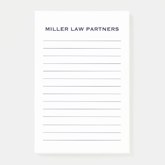 シンプル業パーソナライズされた務 ポストイット (正面)