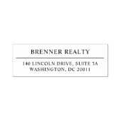 シンプル業務エレガント差出人住所 セルフインキングスタンプ (デザイン)