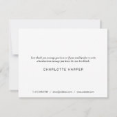 シンプル業務サンキューカード サンキューカード (裏面)