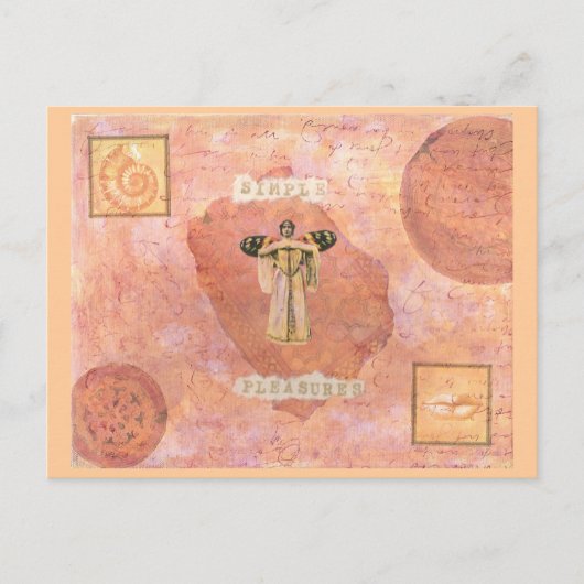 シンプル楽しみはがき ポストカード (正面)