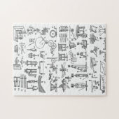 シンプル機械~機械・物理装置~ ジグソーパズル (横)