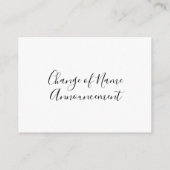 シンプル歌名変更エンクロージャカード エンクロージャーカード (裏面)
