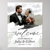 シンプル歓迎結婚のポスター ポスター (正面)