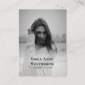 シンプル正クラシック式葬儀祈りの言葉カード プレイスカード (正面)