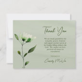 シンプル正教エレガント礼葬儀 サンキューカード (正面)