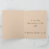 シンプル正統イースターグリーティングカード カード (内部)