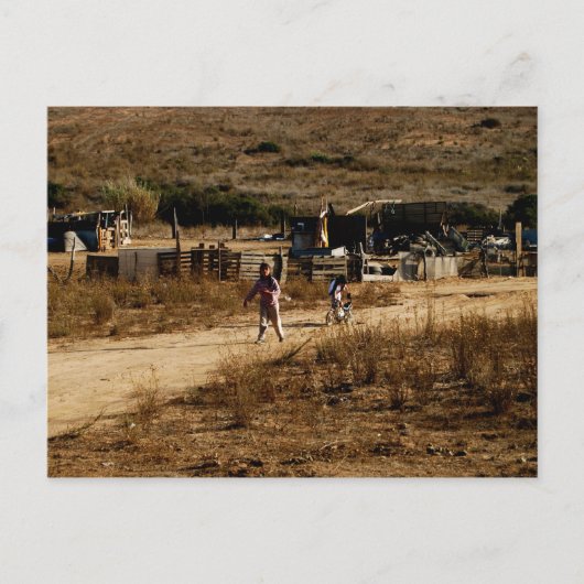 シンプル歩き葉書 ポストカード (正面)