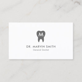 シンプル歯科モノグラム歯科アポイントメント 予約カード