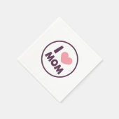 シンプル母の日が大好き | ナプキン スタンダードカクテルナプキン (角)