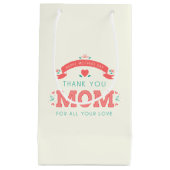 シンプル母の日に感謝 |抱き枕 スモールペーパーバッグ (正面)