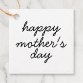 シンプル母の日ギフトラベル フェイバータグ (正面)