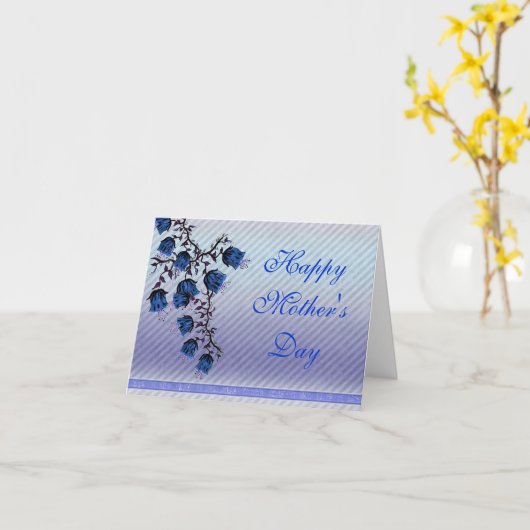 シンプル母の日札 カード (黄色い花)