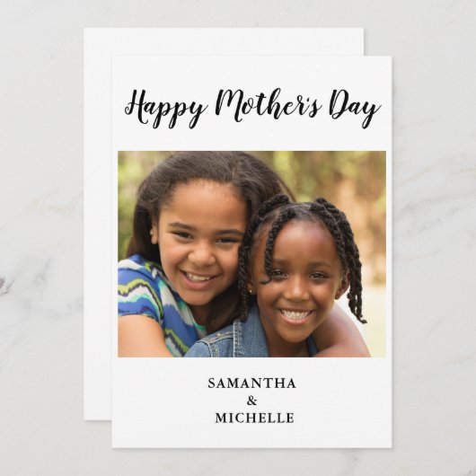 シンプル母の日 (正面/裏面)