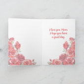 シンプル母の日 サンキューカード (内部)