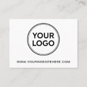 シンプル気にの説明/ロゴの追加  名刺 (裏面)