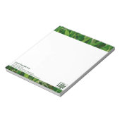 シンプル気にLawn Service Promotion Logo文字 ノートパッド (回転)