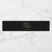 シンプル気のあるそぶりをしたモダン3パーソナライズされた誕生日 ペットボトルラベル (シングルラベル)