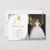 シンプル水の色の最初の神聖な交感謝してい流 カード (正面)