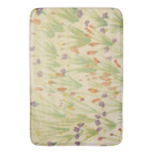 シンプル水カラーフローラ バスマット (正面縦)