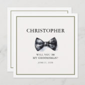 シンプル水彩グロマースカード 招待状 (正面/裏面)