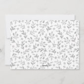 シンプル水彩スクリプト楽しいクリスマス写真 シーズンカード (裏面)