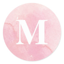 シンプル水彩モノグラム