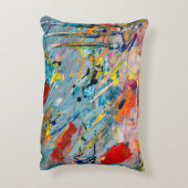 シンプル水彩枕 アクセントクッション (裏面(縦))