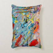 シンプル水彩枕 アクセントクッション (正面(垂直))