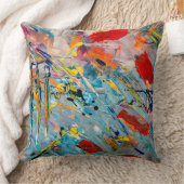 シンプル水彩枕 クッション (ブランケット)