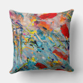 シンプル水彩枕 クッション (裏面)