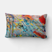 シンプル水彩枕 ランバークッション (裏面)